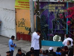 Asesinan a narcomenudista frente a un altar de la santa muerte en CDMX