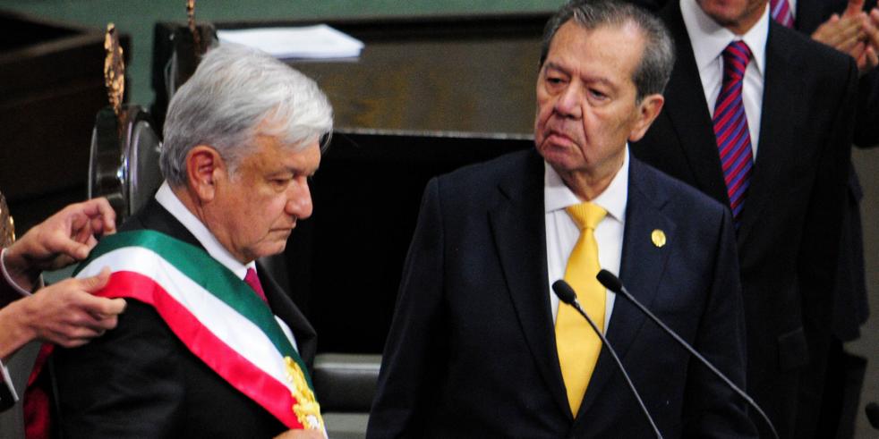 Muñoz Ledo llama “golpistas” a los diputados de Morena que descalifican a finalistas al INE