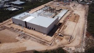 Avanza la construcción del nuevo centro logístico de Amazon
