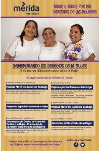 Presentan el programa de actividades conmemorativas del Día Internacional de la Mujer