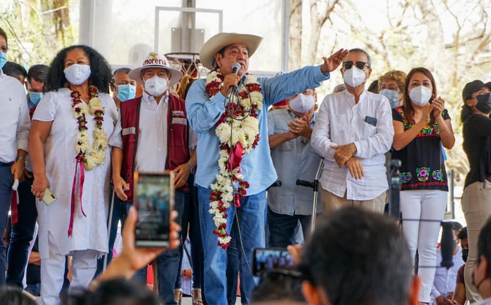 Salgado Macedonio fuera de la contienda electoral, anuncia el INE