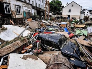 Hay más de 40 muertos por  tormentas en Alemania y Bélgica