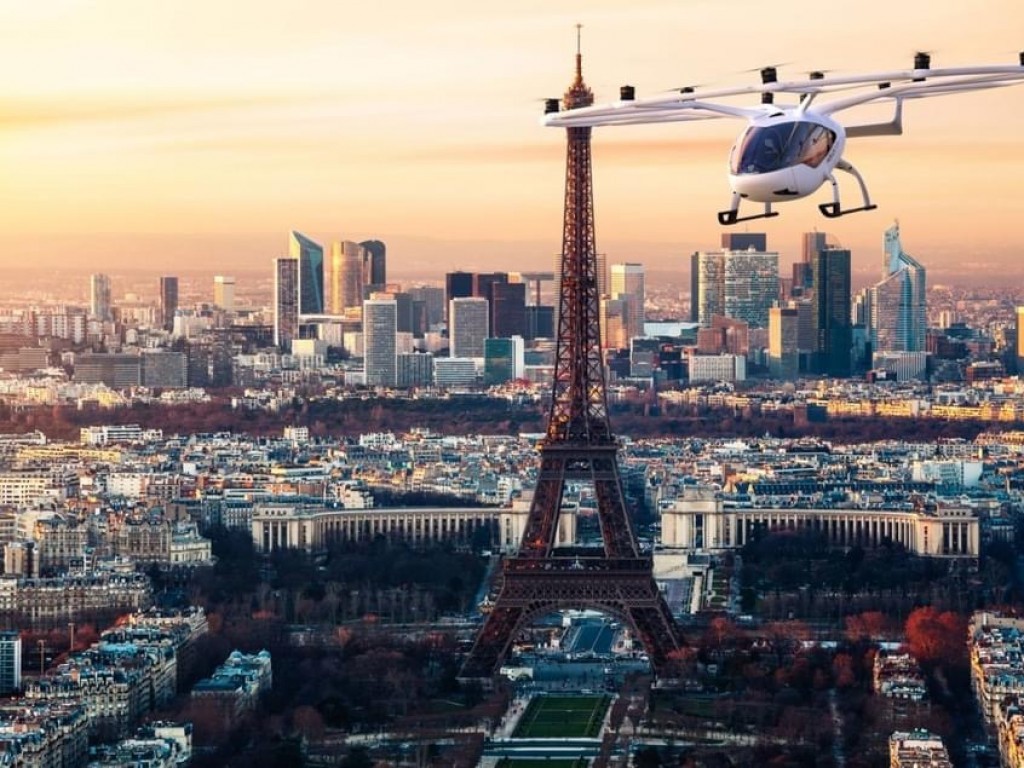 Presentan los taxis voladores de Volocopter