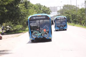 Supervisa el Gobernador Mauricio Vila Dosal las obras de infraestructura y las nuevas unidades de la ruta de transporte periférico “Va y Ven”