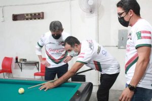 Con apoyo del Gobierno estatal inició el Campeonato Nacional Abierto de Billar de Tres Bandas