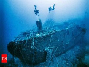 Descubren submarino italiano que naufragó en la Segunda Guerra Mundial