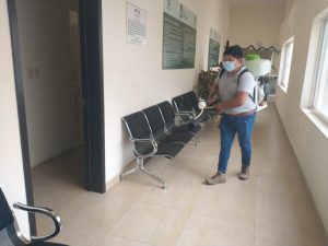 La desinfección sigue en los edificios del Poder Judicial de Yucatán
