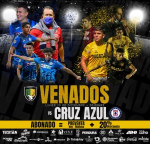 Los Venados jugarán contra el Cruz Azul en el Carlos Iturralde Rivero