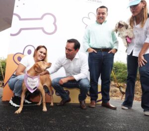 El Gobernador Mauricio Vila Dosal y el Alcalde de Mérida Renán Barrera entregan la Clínica Veterinaria Municipal y el Centro Municipal de Atención Animal
