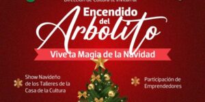 Invitan al gran encendido del árbol de navidad en Progreso