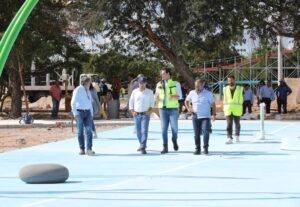 Supervisa Vila Dosal los trabajos de remodelación y modernización de la Unidad Deportiva del Sur “Henry Martín”