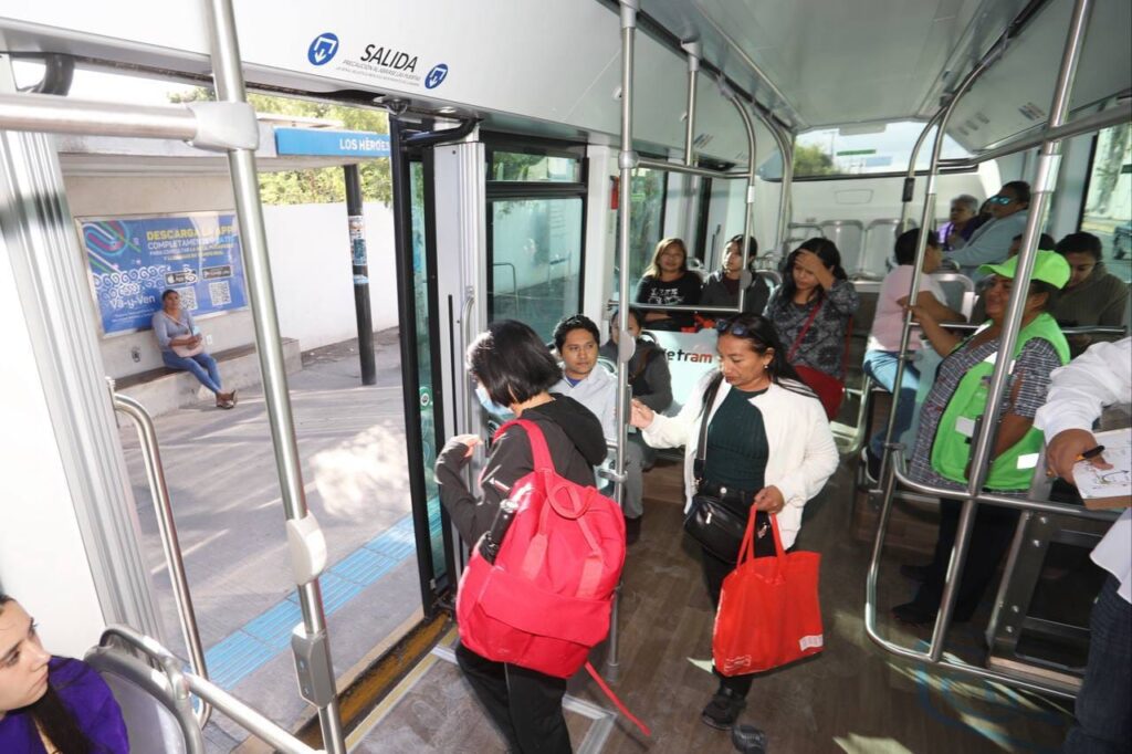 Inicia operaciones la ruta “Mejorada- La Plancha-Kanasín” del Ie-tram