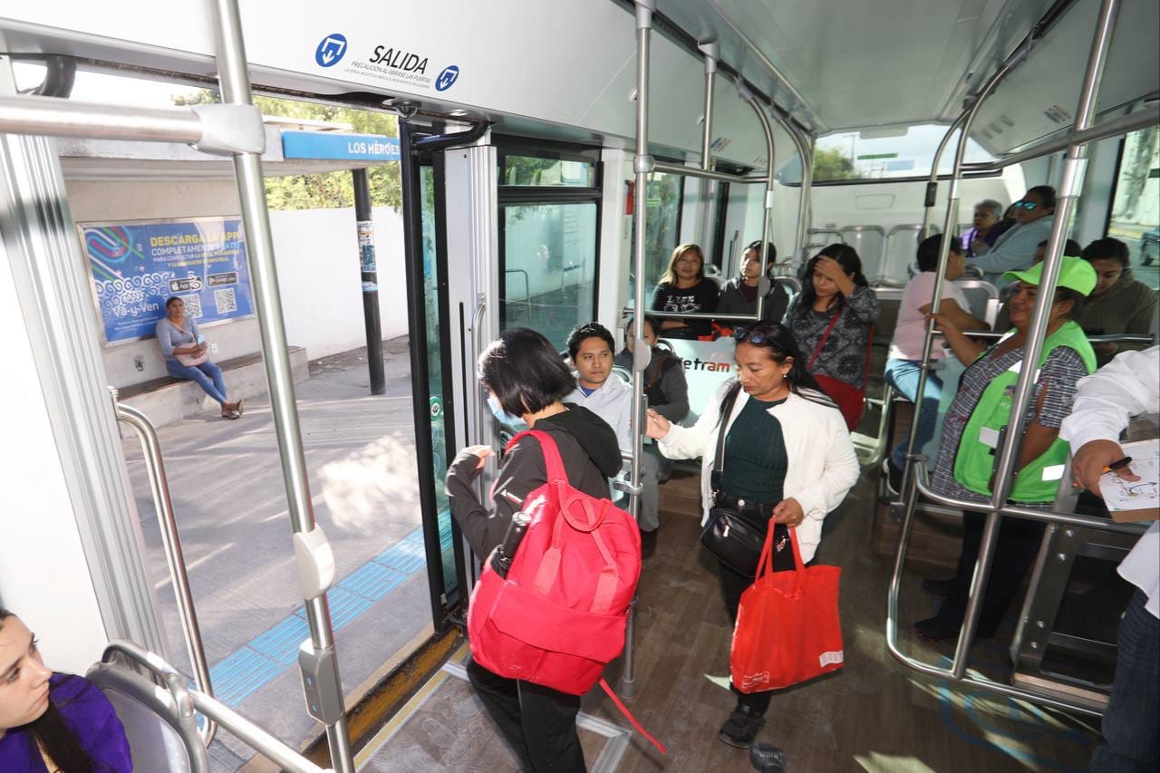 Inicia operaciones la ruta “Mejorada- La Plancha-Kanasín” del Ie-tram
