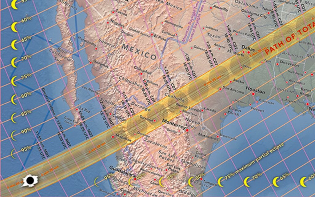 Los mexicanos podrán volver a admirar un eclipse solar total este año