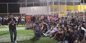 Se cumplió: inauguran primera cancha de pasto sintético de fut 7 en Umán