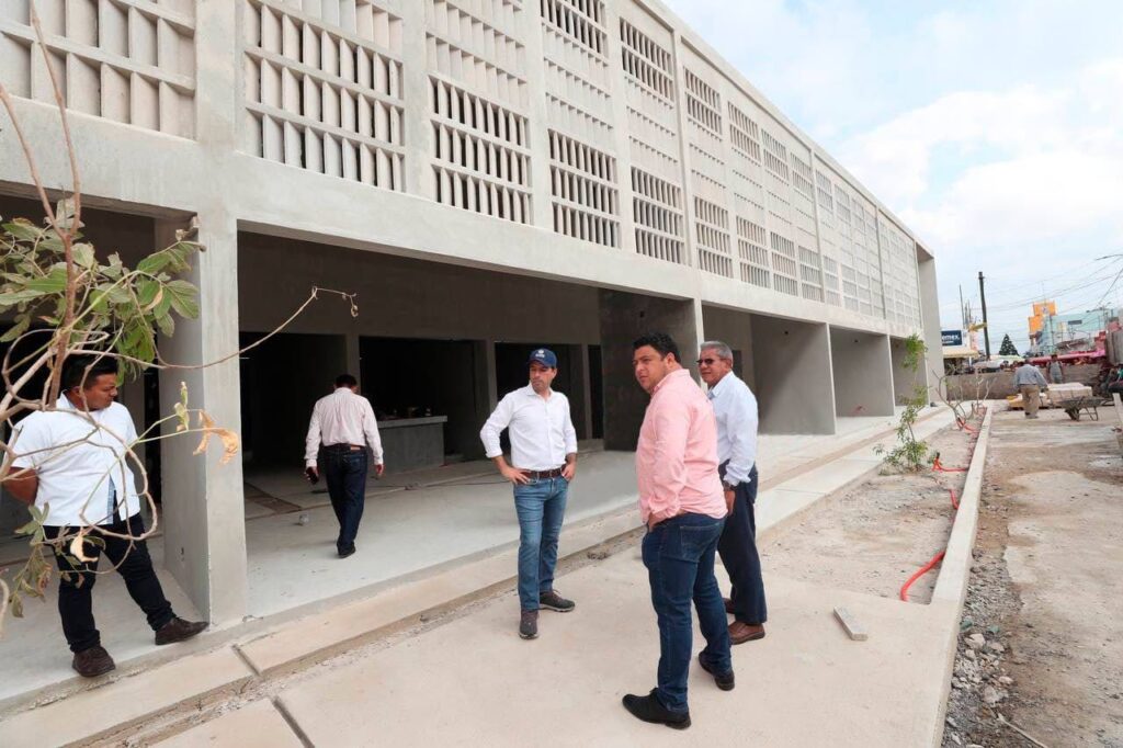 Obra de modernización del mercado de Kanasín avanza conforme a lo programado