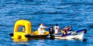 Naufragio en Quintana Roo; un crucero al  rescate