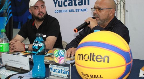 Presentan torneo de tercias de basquetbol 