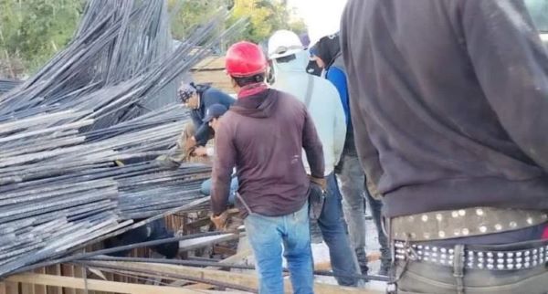 Accidente en el Tren Maya: colapsa estructura sobre dos trabajadores