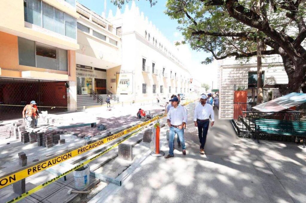 Vila constató el avance del Corredor Turístico y Gastronómico en el tramo de la calle 60