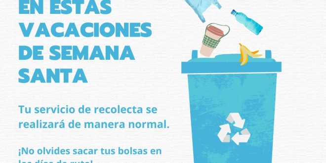 Atento Aviso por parte de la Dirección de Recolección de Residuos Sólidos de Progreso “Prolimpia”