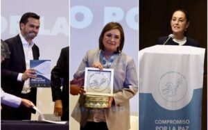 Candidatos firman el compromiso por la paz en México propuesto por Iglesia Católica