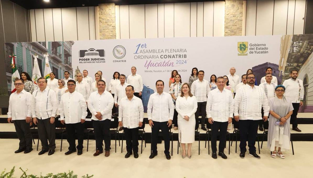 El Gobernador Vila Dosal inauguró la Primera Asamblea Plenaria Ordinaria 2024 de la Conatrib