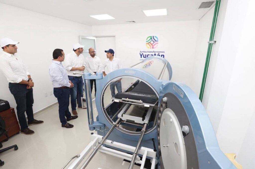 Habitantes de Progreso cuentan con nueva cámara hiperbárica para seguir transformando su salud con el impulso del Gobernador Mauricio Vila Dosal