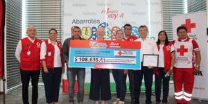 Abarrotes Dunosusa entrega donativo a la Cruz Roja para seguir salvando vidas
