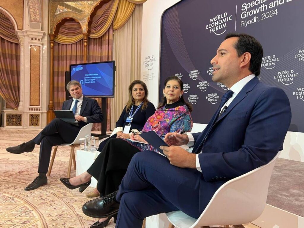 Vila participó en la reunión especial del Foro Económico Mundial efectuado en Arabia Saudita