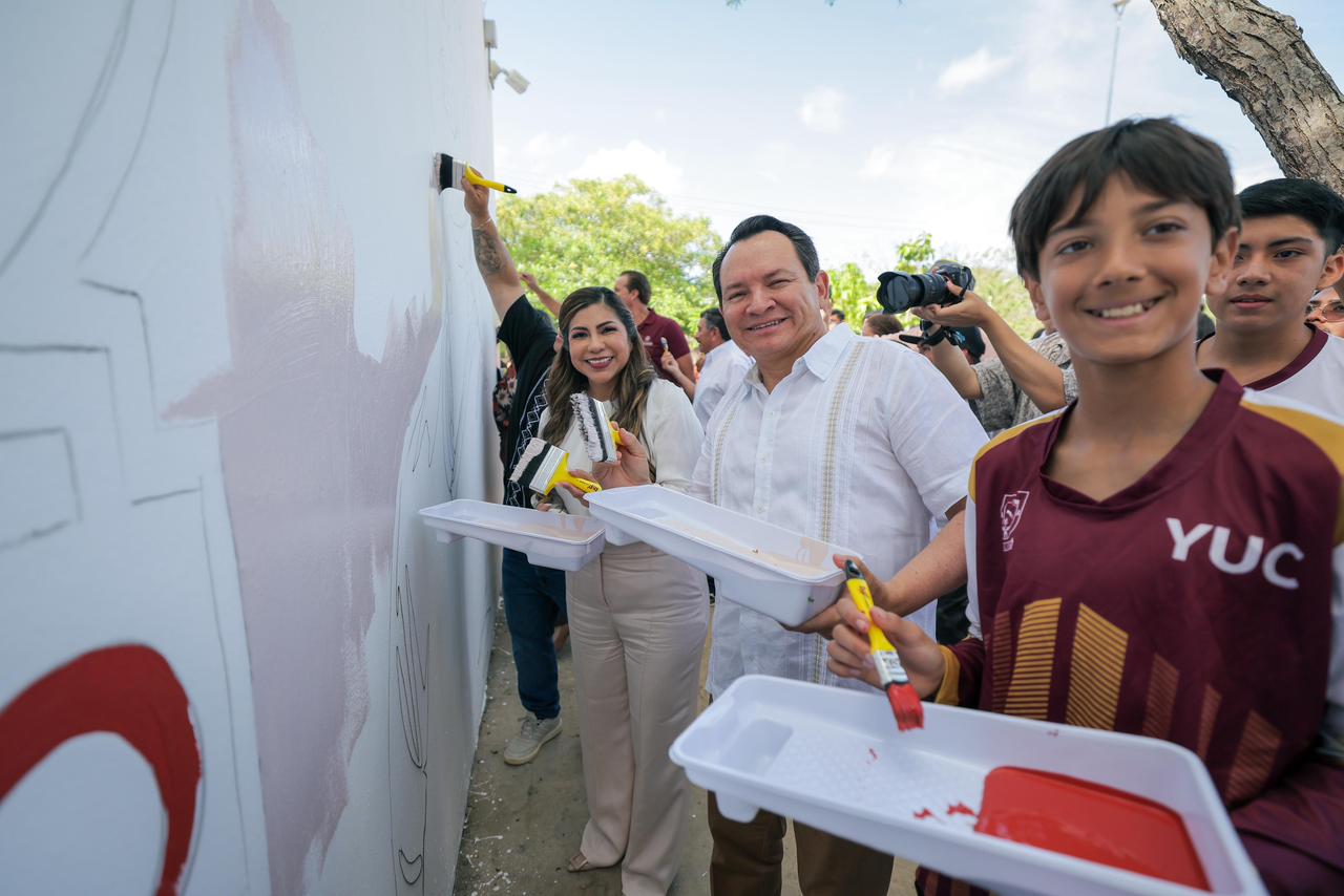 “Murales Mundialistas” para recuperar espacios públicos en todo Yucatán