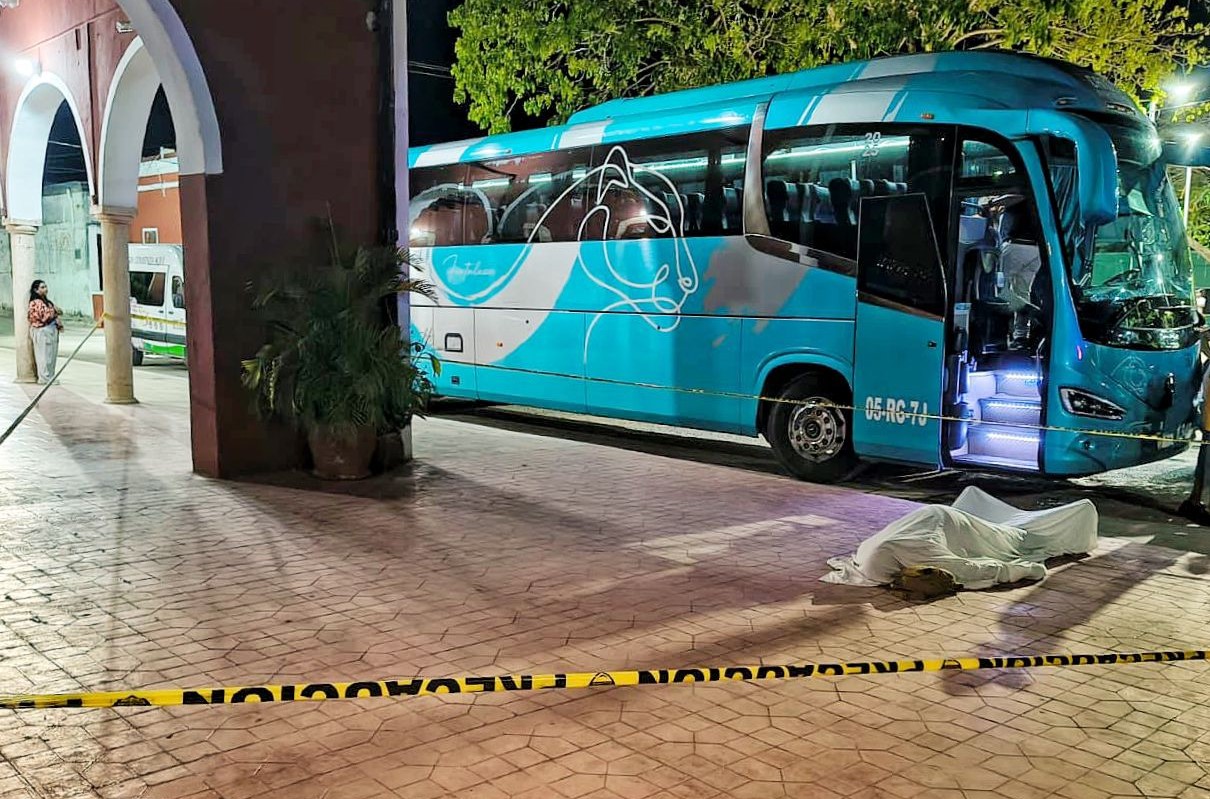 Movilización en Dzitás por el deceso de un pasajero extranjero