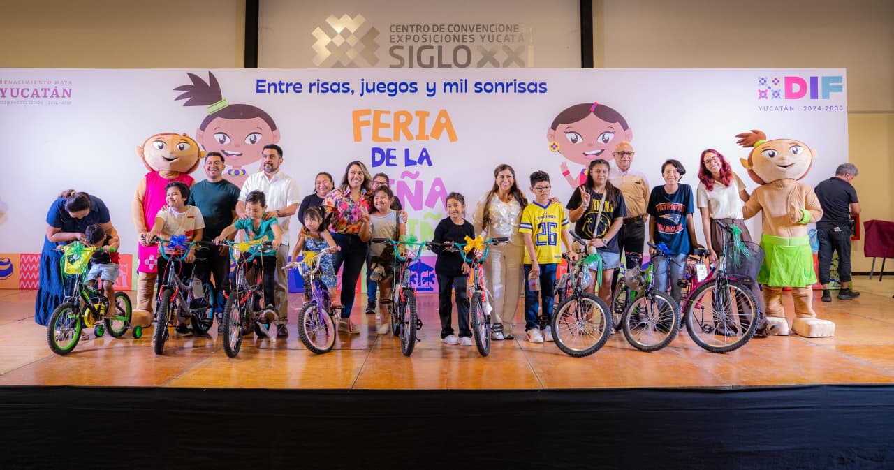DIF Yucatán reúne a más de 6 mil personas en celebraciones por el Día de la Niña y el Niño