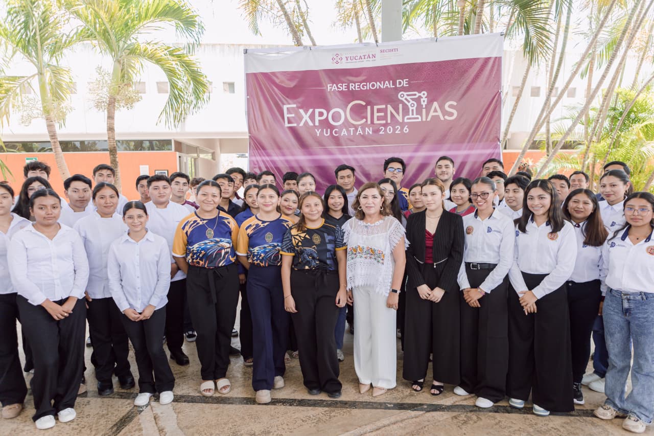 Yucatán impulsa vocaciones científicas con ExpoCiencias 2026 y Jornadas Nacionales