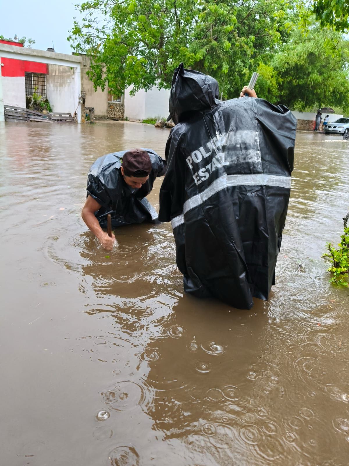 SSP mantiene despliegue operativo ante afectaciones por lluvias en Mérida y municipios del interior del Estado