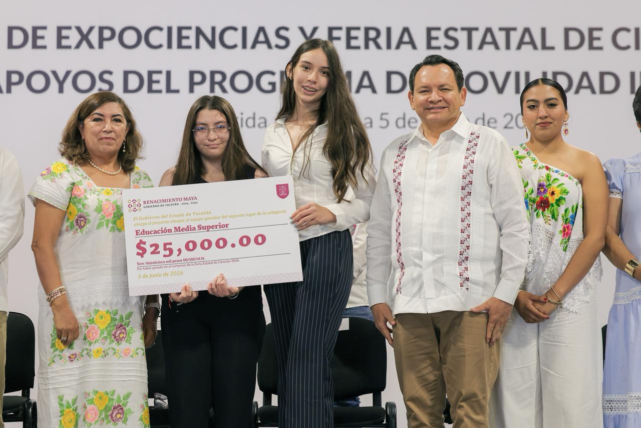 Apuesta Yucatán por la ciencia, la innovación y la formación internacional de sus estudiantes