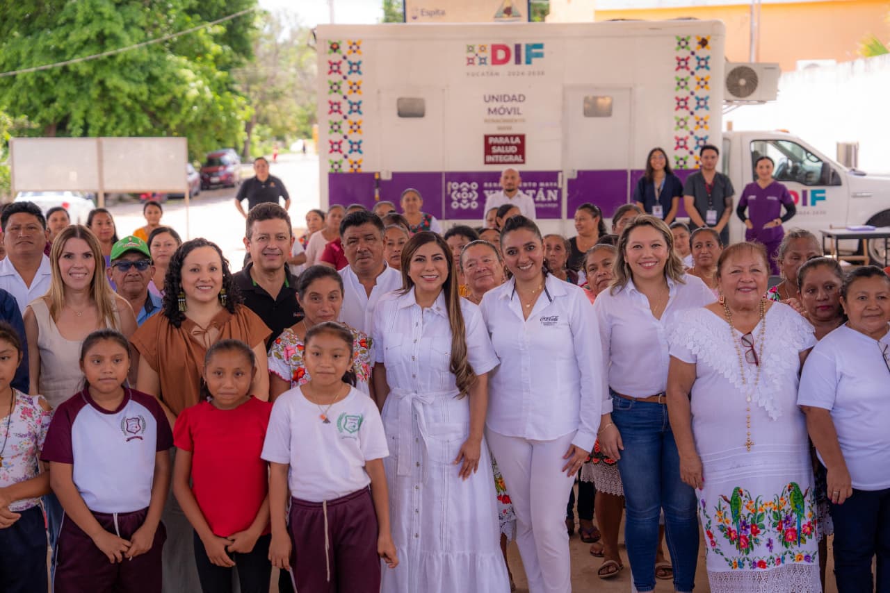 DIF Yucatán acerca agua segura gratuita a familias de Kunché