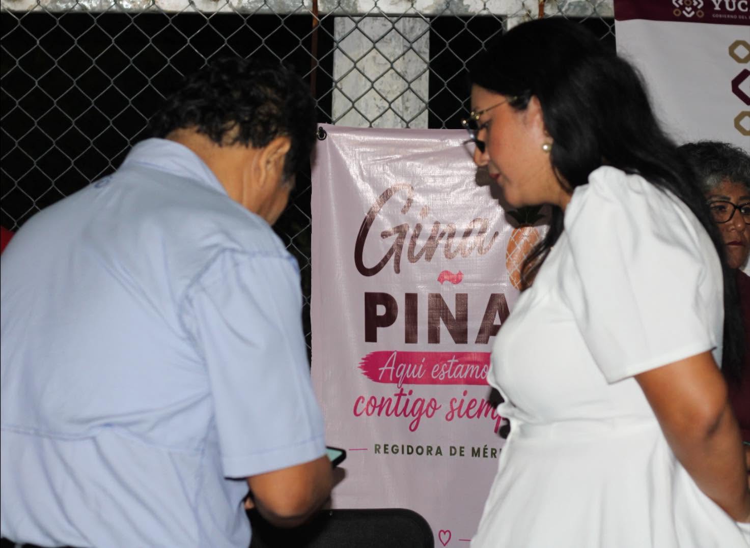 Gestiona regidora Georgina Piña mejoras en servicios públicos y acerca atención ciudadana en Zazil Ha