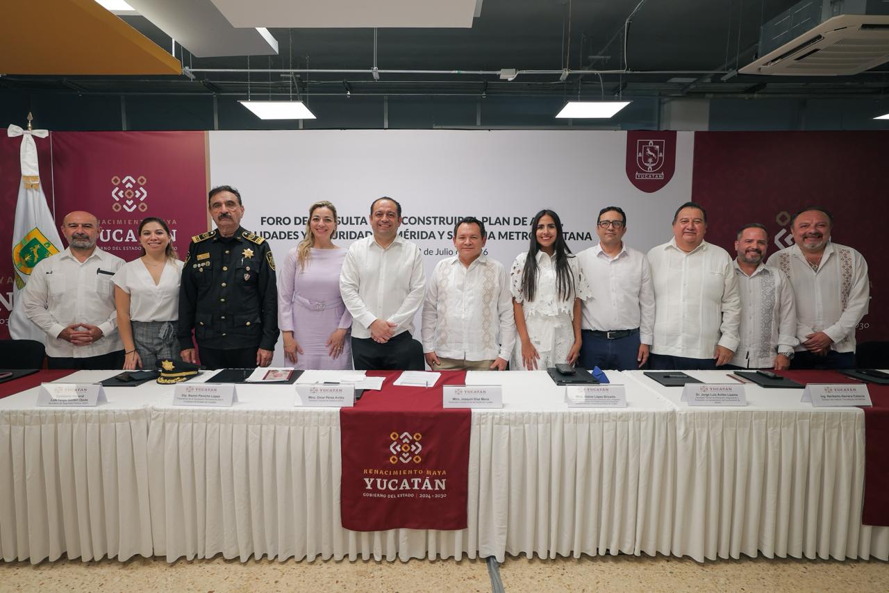 Inaugura Joaquín Díaz Mena foros ciudadanos para transformar la infraestructura metropolitana de Mérida