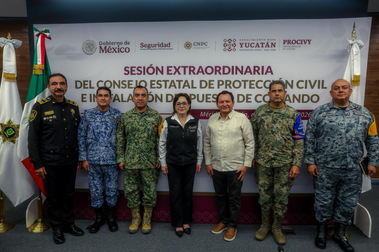 Yucatán refuerza su capacidad de respuesta para proteger a las familias ante ciclones tropicales