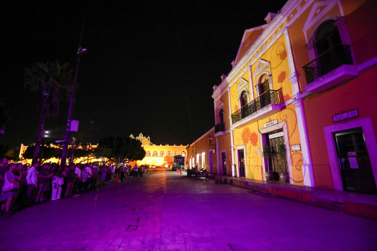 Reactivan el videomapping “Senderos de Luz” en Izamal
